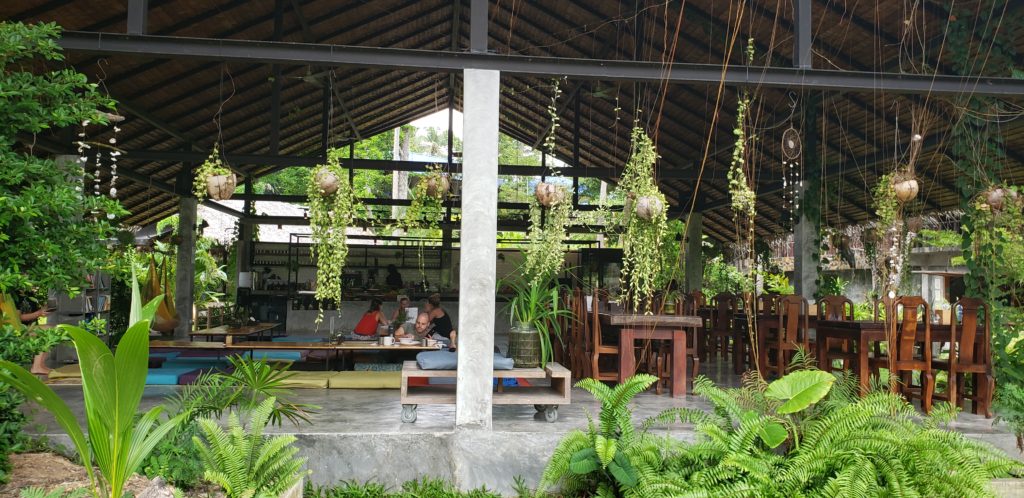 Communal eating area, Wonderland Healing Center